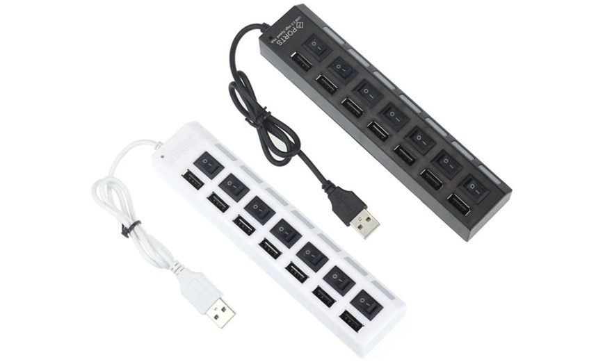 Image 2: USB 2.0 HUB with Switch