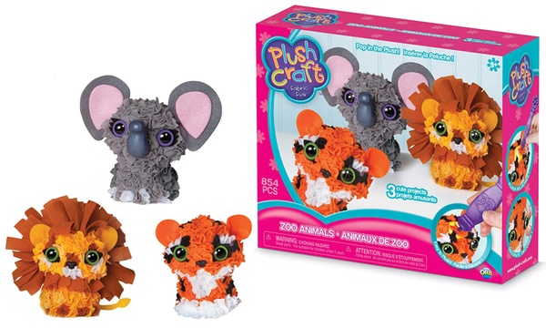 plush craft zoo animals