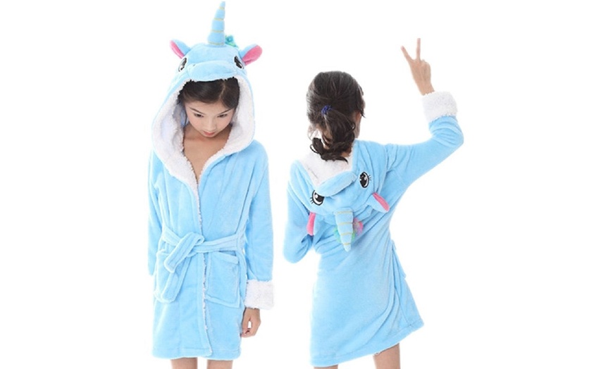 Image 4: Unicorn Dressing Gown