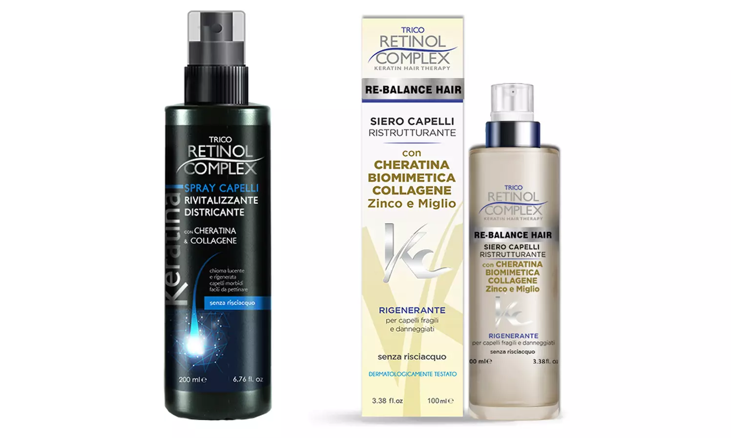 1 o 2 Spray o suero voluminizador y restructurante con queratina - Second Medium
