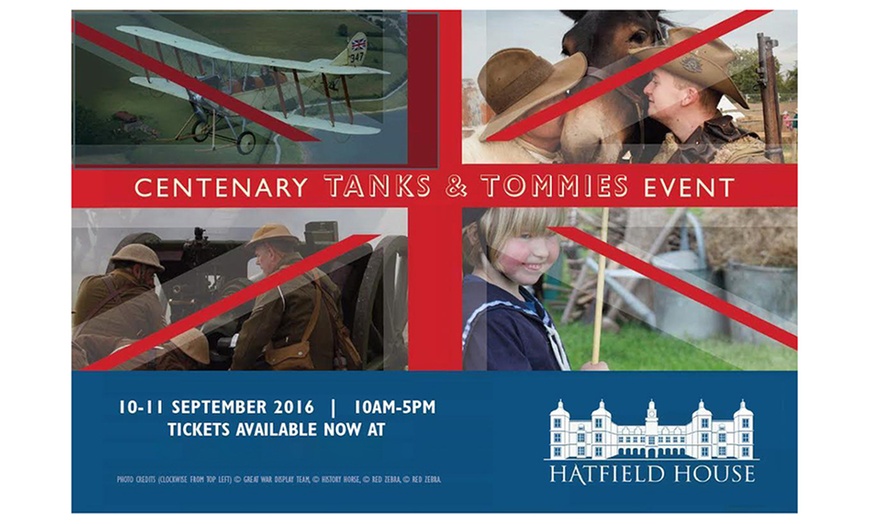 Image 2: WW1 reenactment Centenary Tanks & Tommies Event