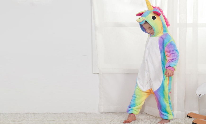 Image 3: Kids' Unicorn Onesie