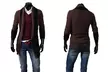 1 ou 2 cardigans longs tricotés pour homme - Image 2