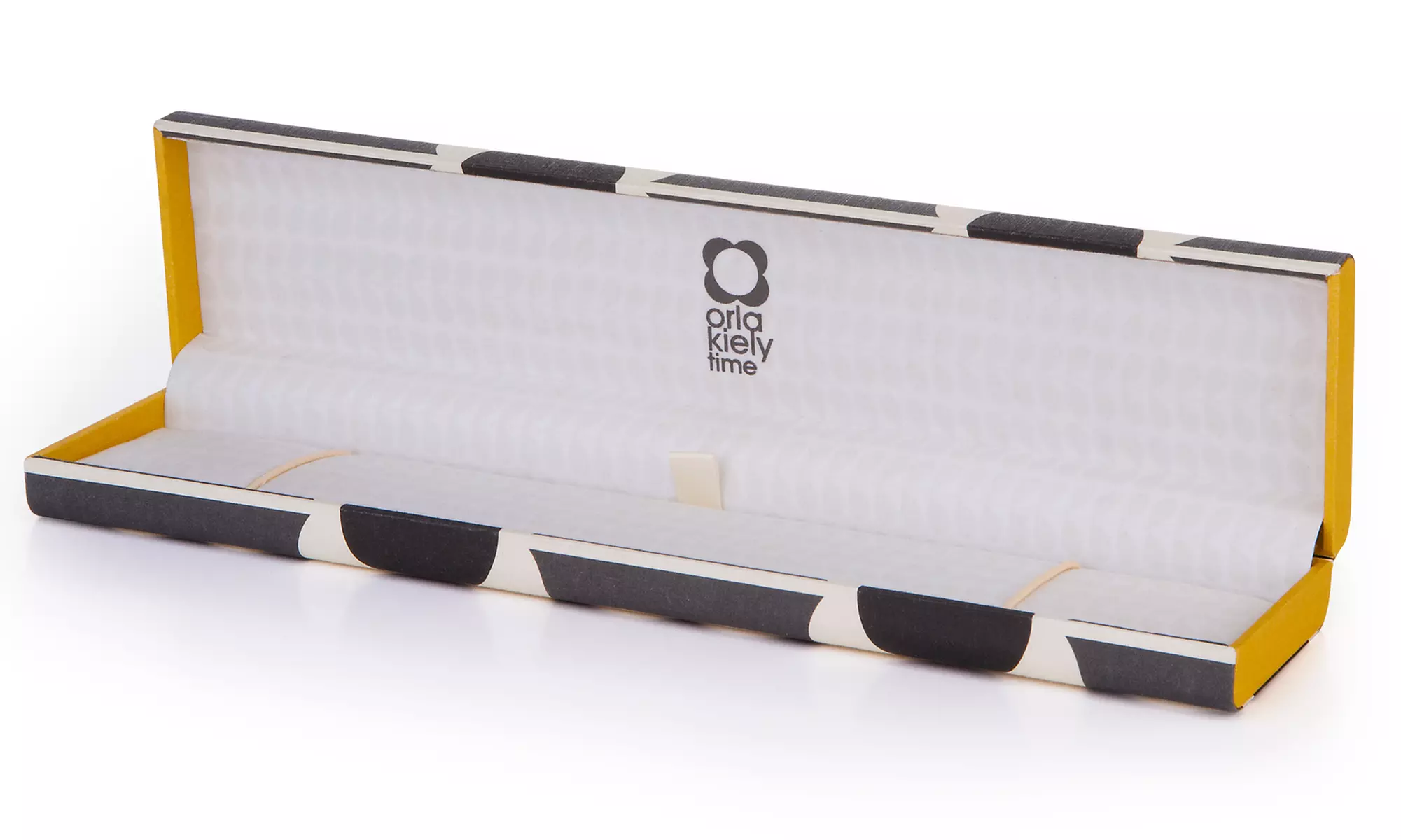 Orla Kiely Leder-Armbanduhr OK2104 und gemustertem Ziffernblatt für Damen - Second Medium