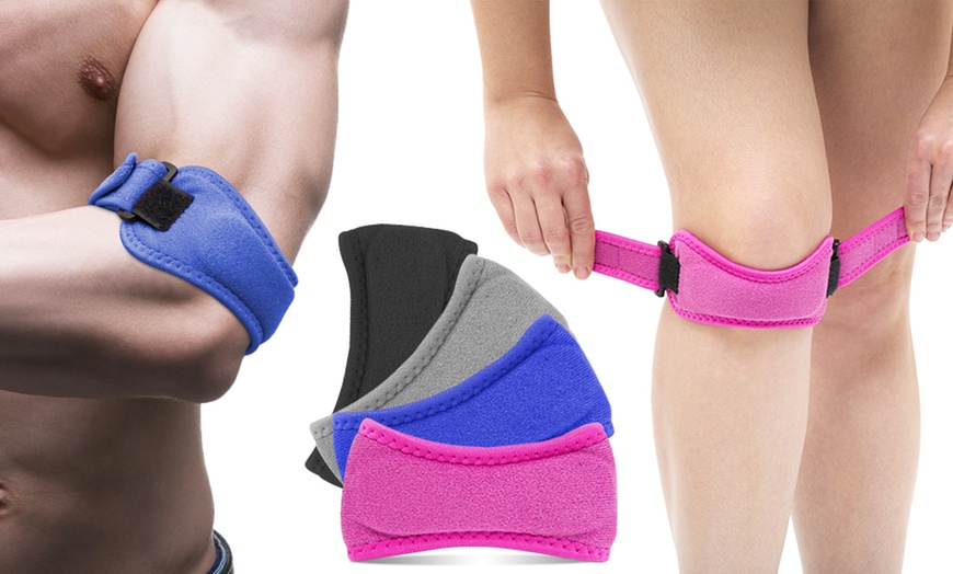 Image 1: Elbow and Knee Support Strap