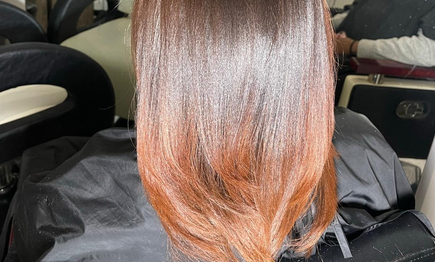 Image 10: Wash, Cut, Blow Dry, & Half or Full Head of Highlights at Sahiya slays