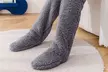 Fluffy Thigh High Leg Warmer Socks - Second Medium