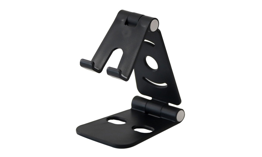 Image 4: Folding Table Top Phone Holder