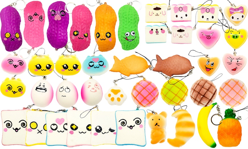 Image 3: 10 or 20 Assorted Squishy Charms