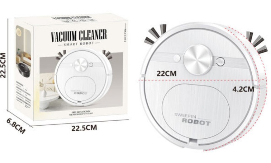 Image 4: Smart Three-in-One Rechargeable Sweeping Robot