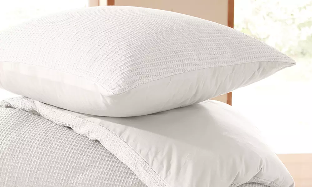 Honingraat katoenen dekbedovertrek set