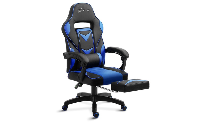 Image 3: Pro Gaming Recliner Chair