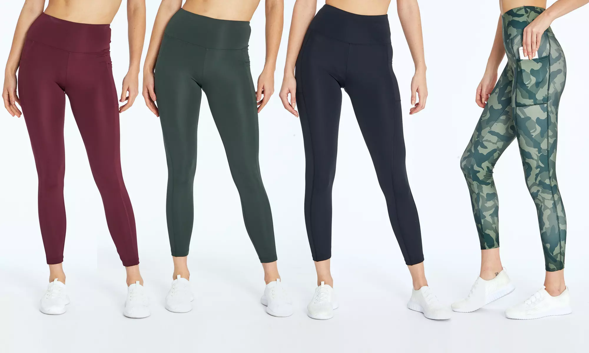 Bally Total Fitness Women's High-Rise Leggings with Pockets - Primary Image