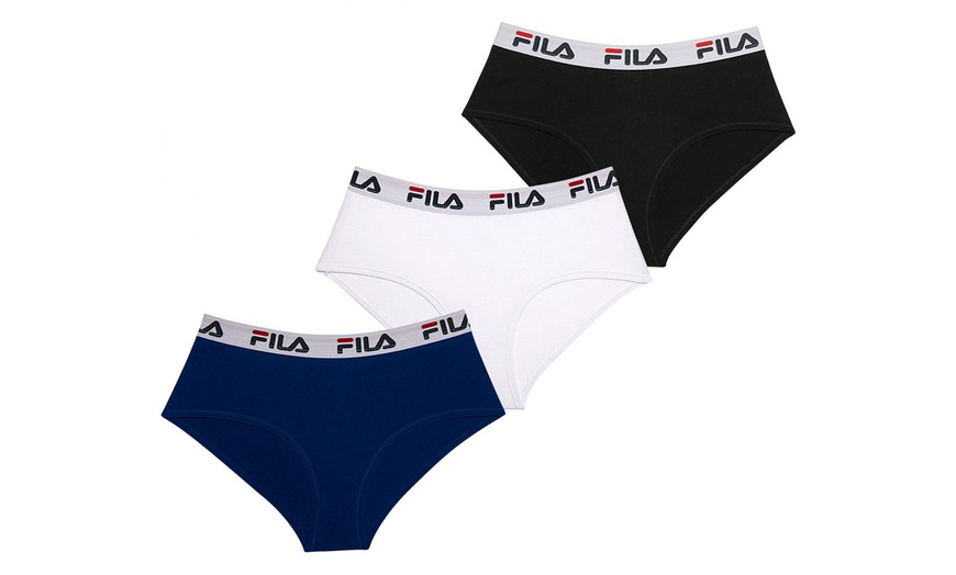 Image 3: Lot de 3 shortys Fila en coton pour femme de Fila 