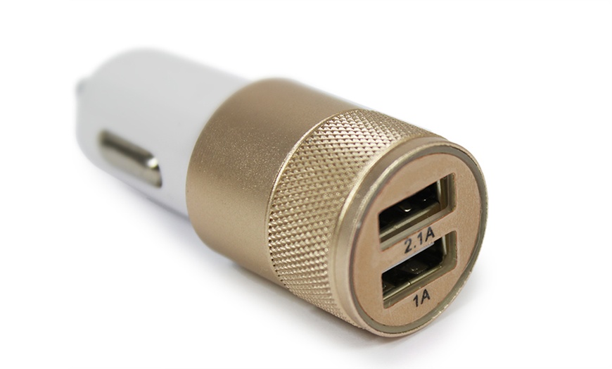 Image 3: Car Charger Dual Port
