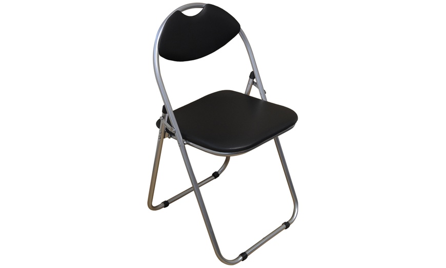 Image 32: Padded Folding Desk Chair