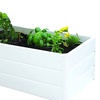 White Raised Patio Garden Box | Groupon