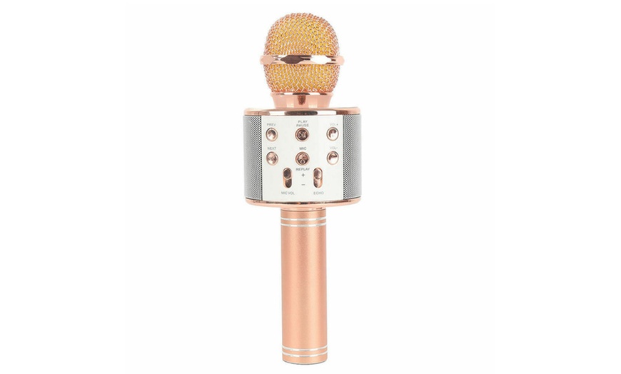 Image 4: Karaoke Microphone with Speaker
