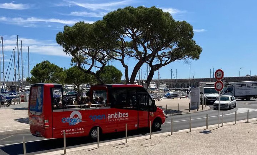 Image 3: Circuit petit train et/ou bus panoramique avec Open Antibes