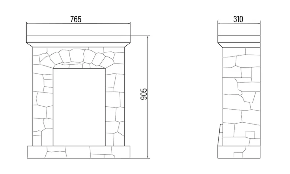 Home Deluxe Elektrokamin mit Flammeneffekt „Calor”