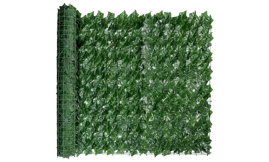 Image 2: Artificial Ivy Trellis Privacy Screening