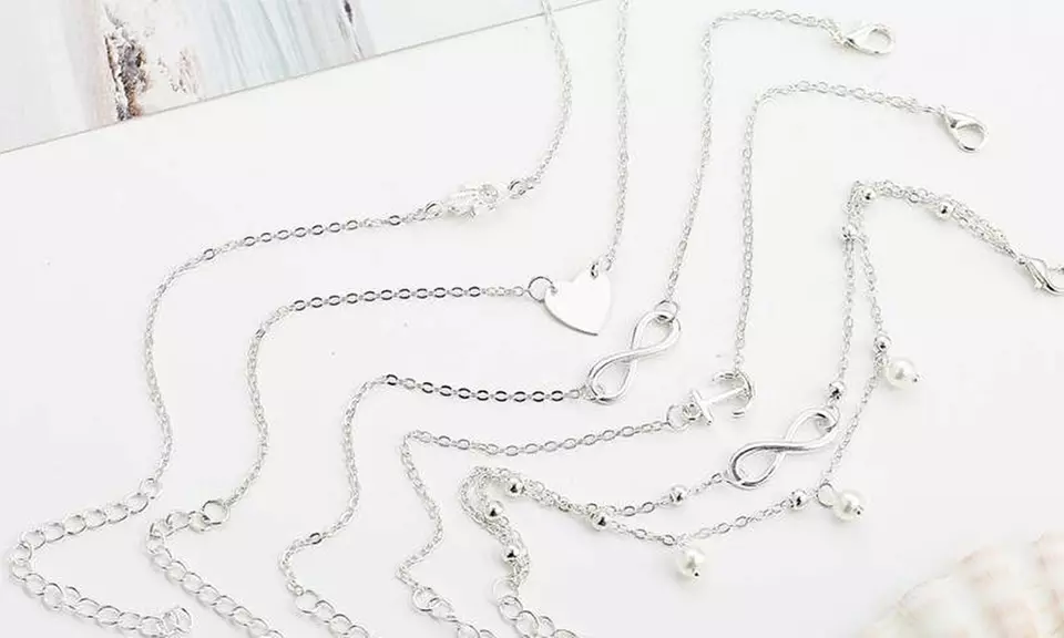 1 ou 2 sets de 5 bracelets de cheville - Image 3