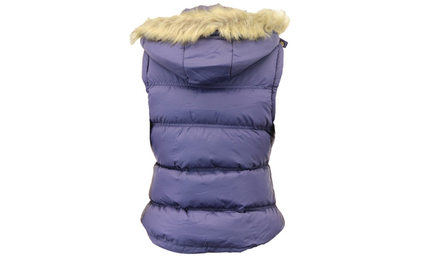 Image 5: Brave Soul Fur Trim Bodywarmer