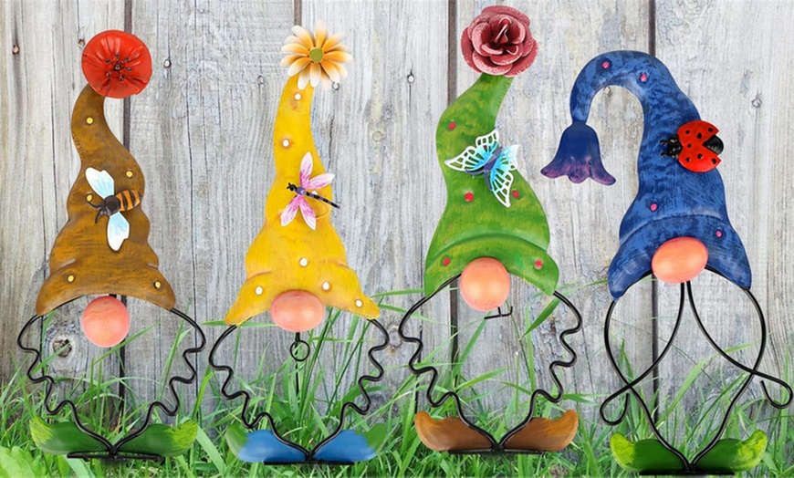 Image 2: One or Four Garden Gnome Ornaments