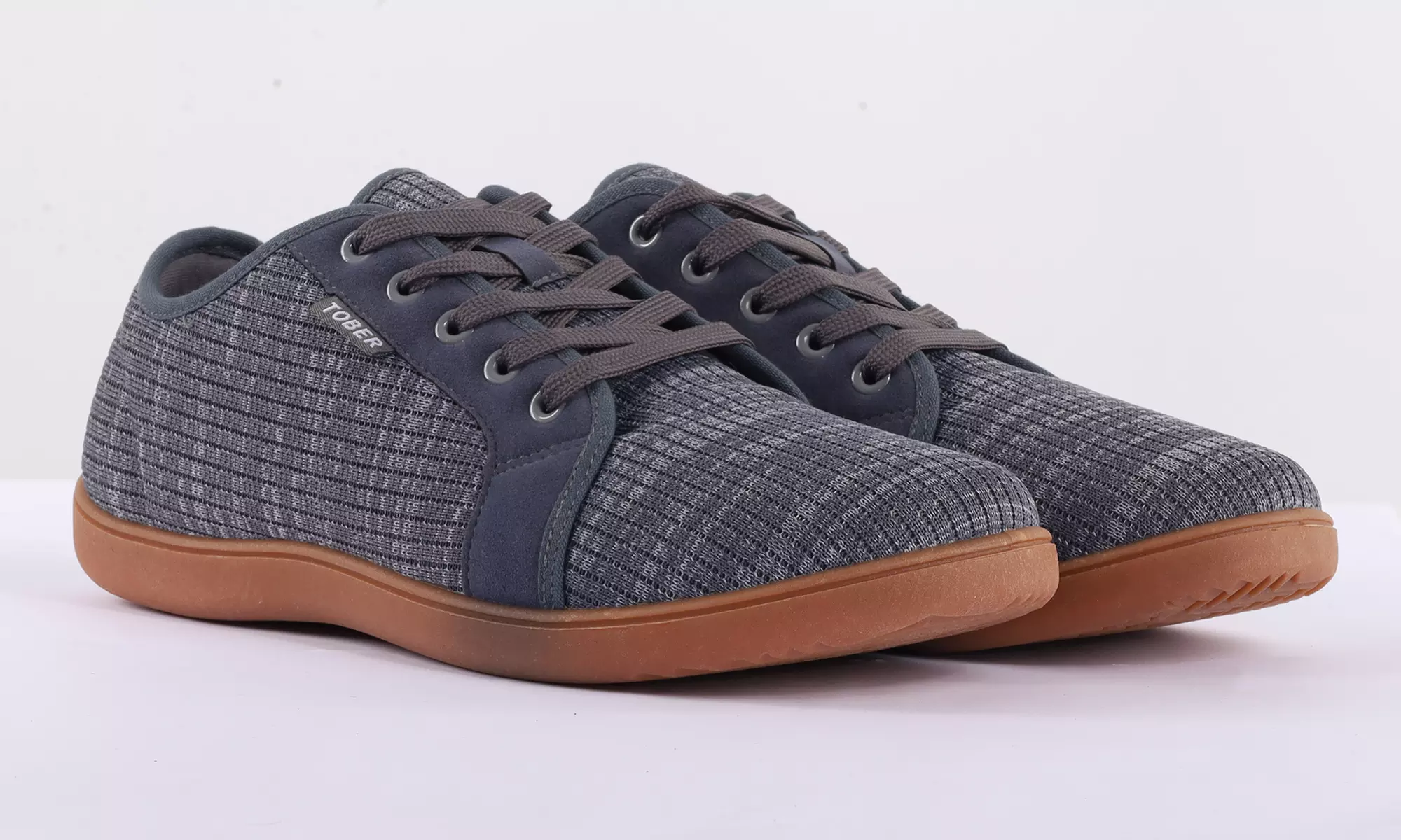 Men’s Knitted Plimsoll Trainers