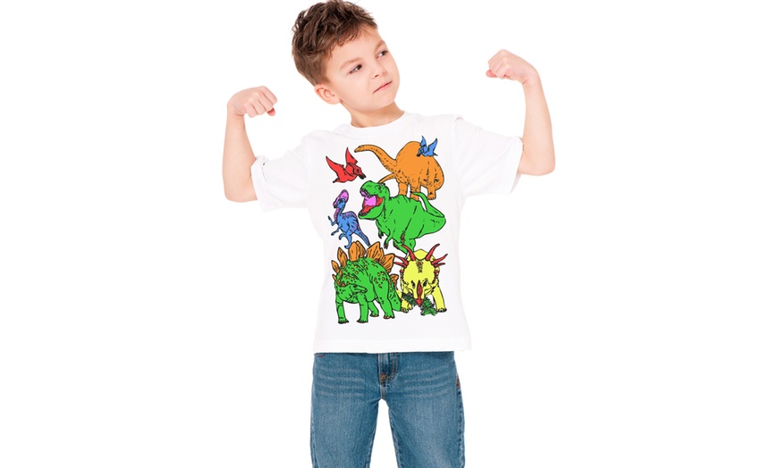 Image 9: Kids' Colour-In T-Shirt