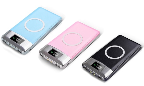 1 o 2 powerbank in similpelle disponibile in 3 colori con o senza cavo micro USB o Lightning