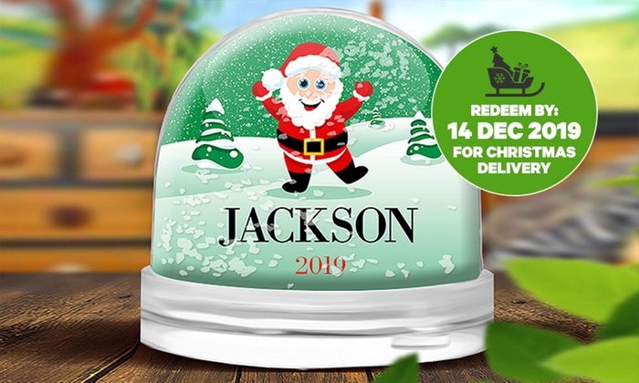 Personalised Snow Globe Groupon Goods