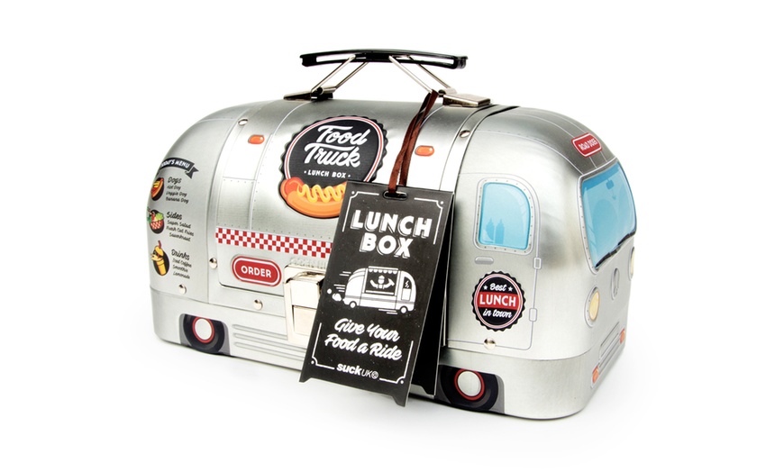 Image 2: Food Truck Lunch Tin Box