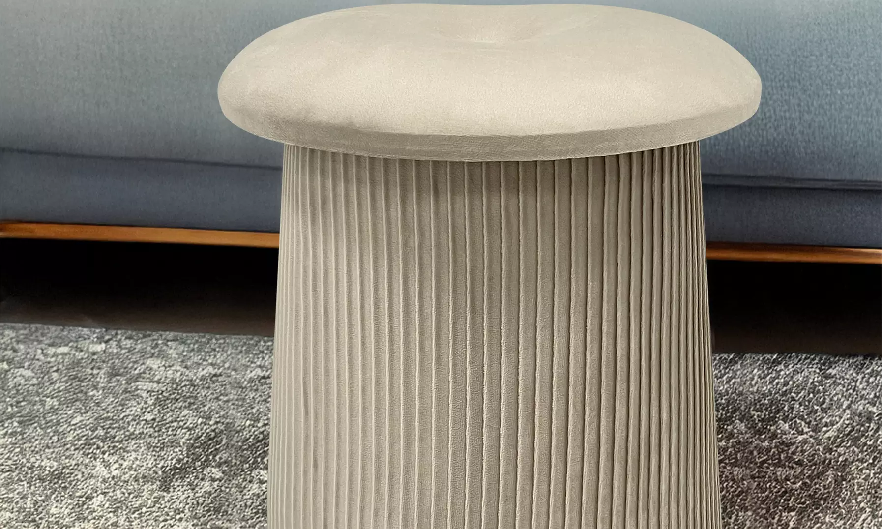 Pouf en forme de champignon