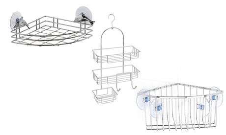 Mensola bagno in filo di metallo cromato disponibile in varie tipologie