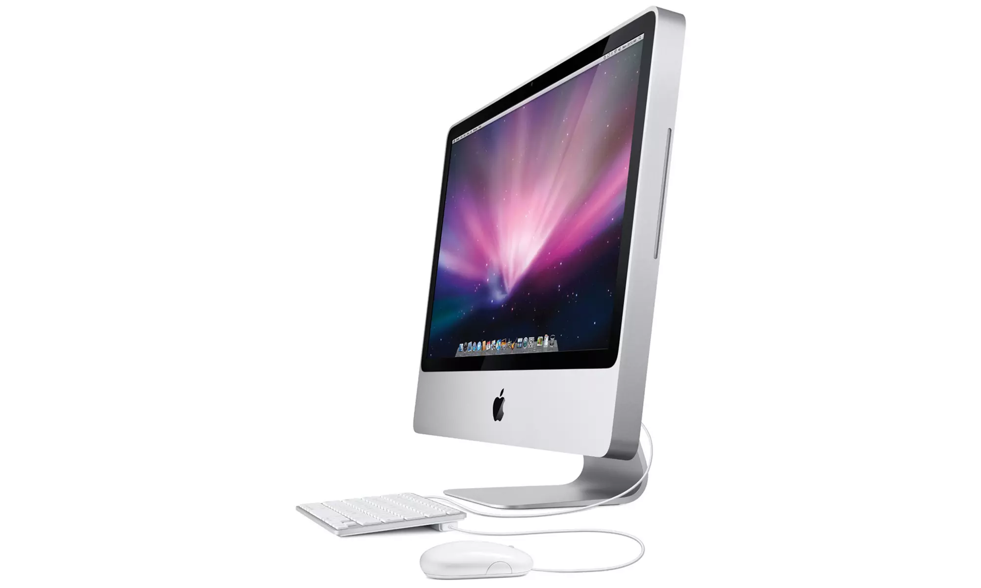Apple iMac 20" All-in-One Desktop Computer with 2.26GHz Intel Core 2 Duo Processor, 2GB RAM, and 160GB HDD (Refurbished) - Primary Image