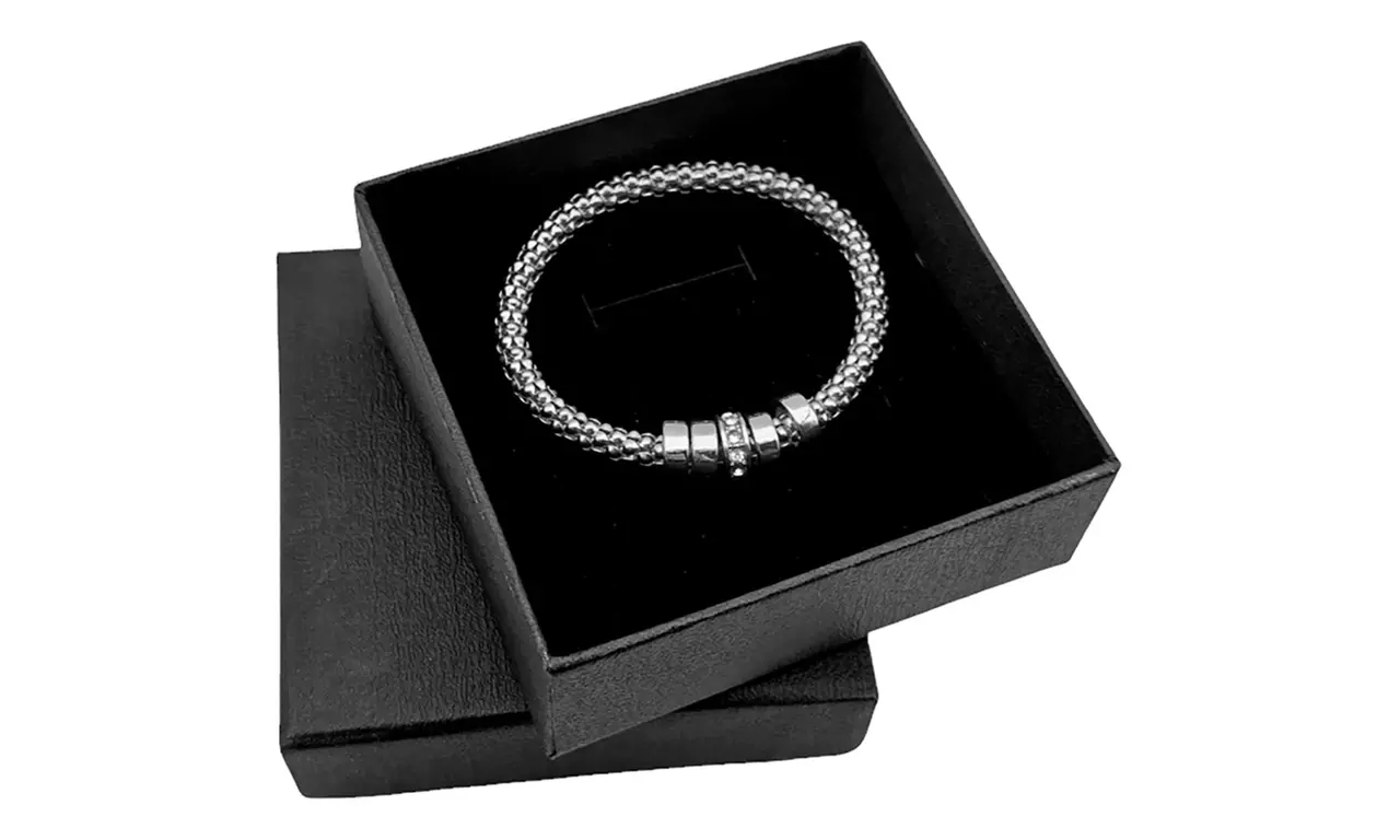 1 of 3 'Onyx' armbanden gemaakt met Swarovski®-kristallen