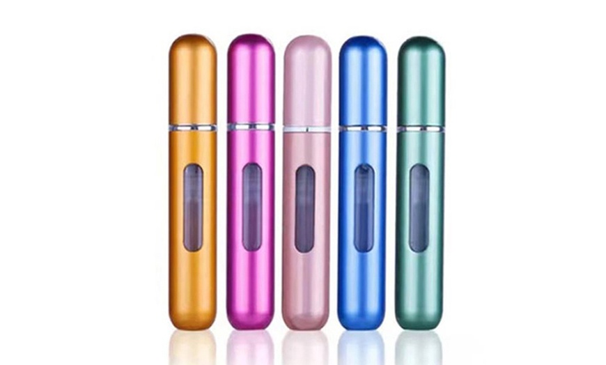 Image 2: Five Refillable Travel Perfume Atomisers 8ml