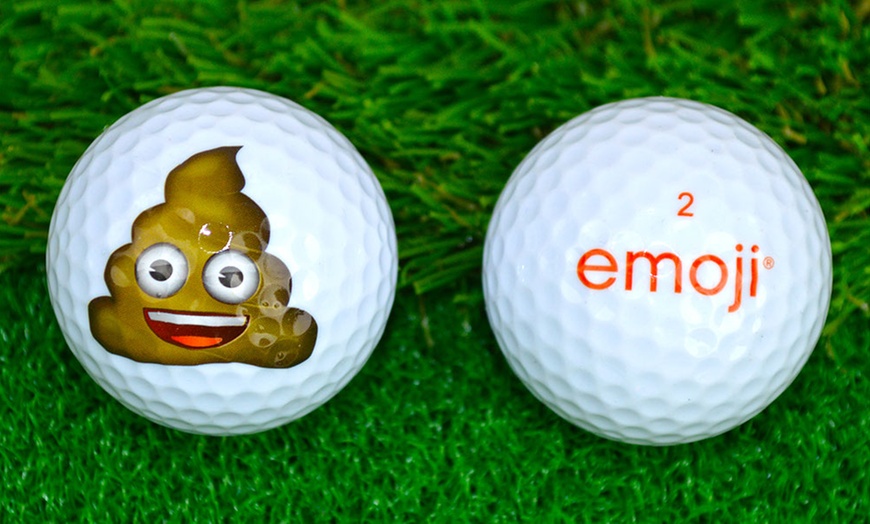 Image 3: Emoji Poop Golf Set 