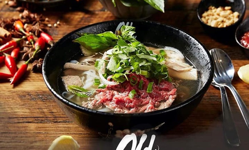 Image 5: Old Man Pho Signature Wagyu Pho Bowl at Old Man Pho Highpoint