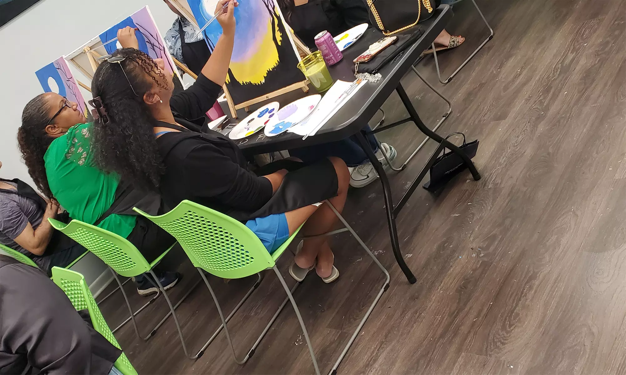 Unwind with a Paint & Sip – For Singles, Duos, or Trios