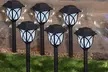 6 ou 12 lanternes solaires de jardin compactes - Image 2
