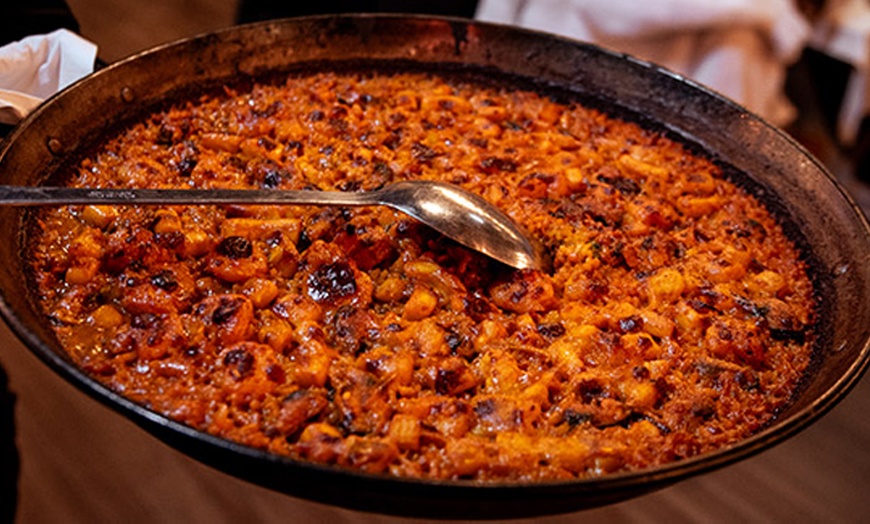 Image 9: Delicioso menú de arroz de marisco o verdura con 3 entrantes