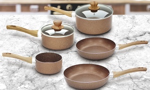  Seven-Piece Stone Rose Pan Set 