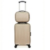 Image 1: Lot de 2 valises "Wave" comprenant une valise cabine et un vanity-case