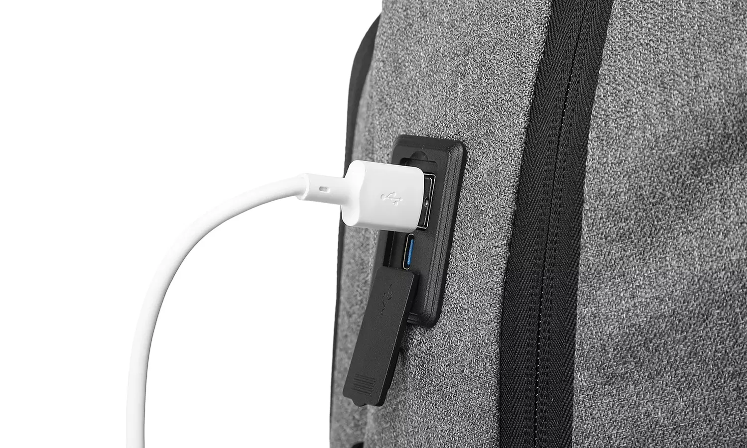 Rugzak voorzien van usb-poort