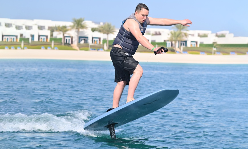 Image 4: Electric hydrofoil session at Break Water Adventure