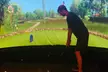 One entree or cocktail for each person and 90 or 60 minutes of golf simulator time for two or four - Second Medium