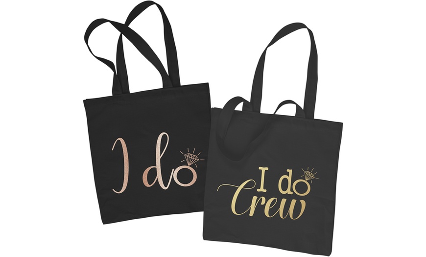 Image 4: I Do Tote Bag Set