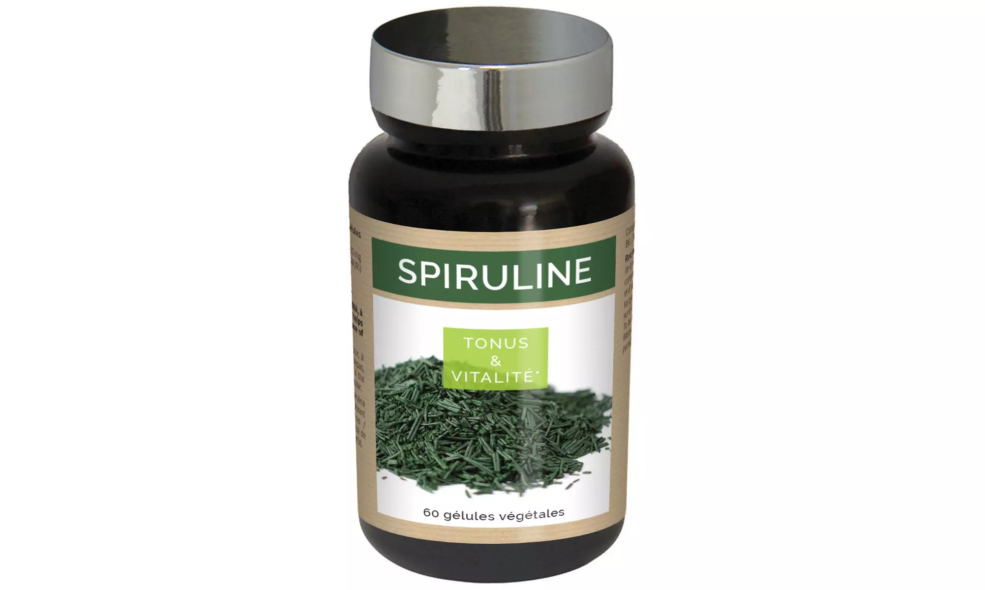1, 2 ou 3 lots de 60 gélules à la spiruline - Primary Image
